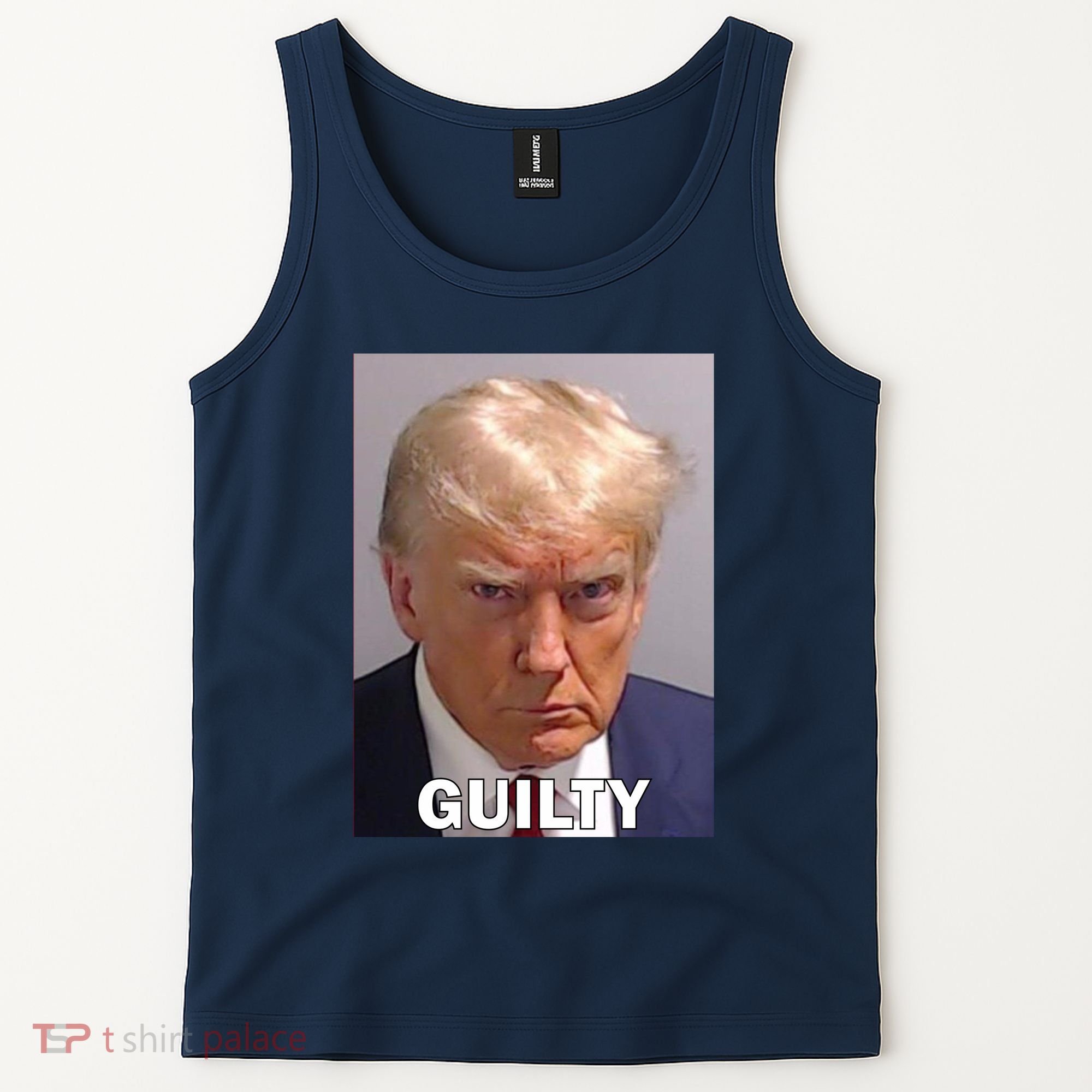 Guilty Trump Mugshot Tank Top
