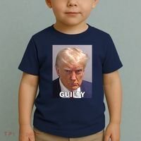 Guilty Trump Mugshot Toddler T-Shirt thumb 2