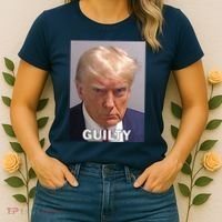 Guilty Trump Mugshot Women's T-Shirt thumb 2