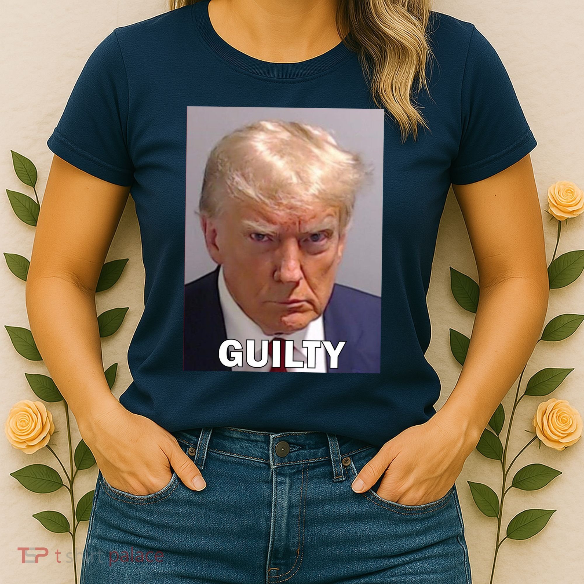 Guilty Trump Mugshot Women's T-Shirt