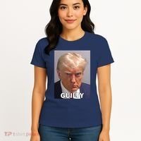 Guilty Trump Mugshot Women's T-Shirt thumb 4