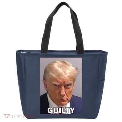 Guilty Trump Mugshot Tote Bag
