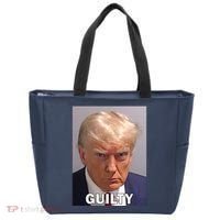 Guilty Trump Mugshot Tote Bag thumb 0