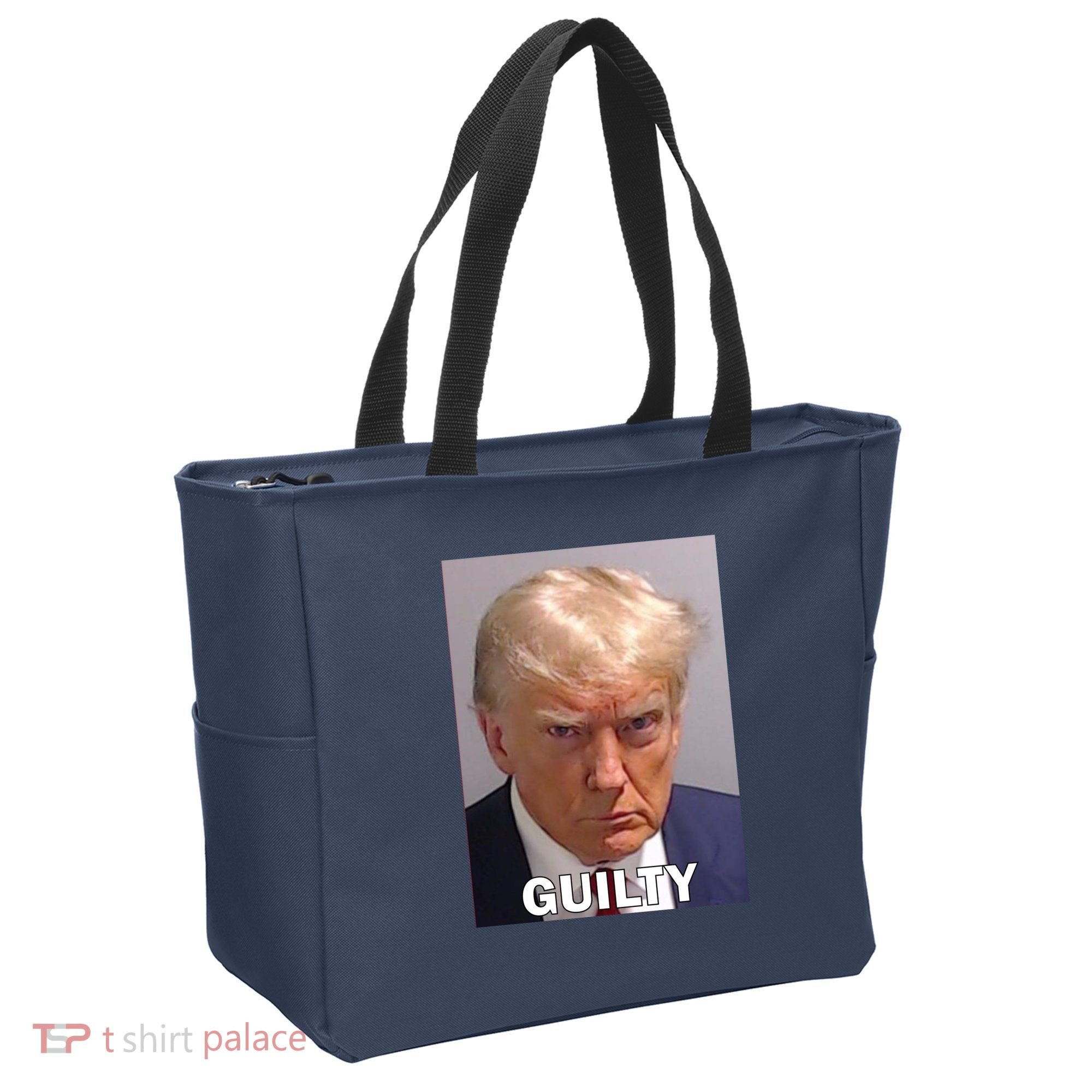Guilty Trump Mugshot Tote Bag