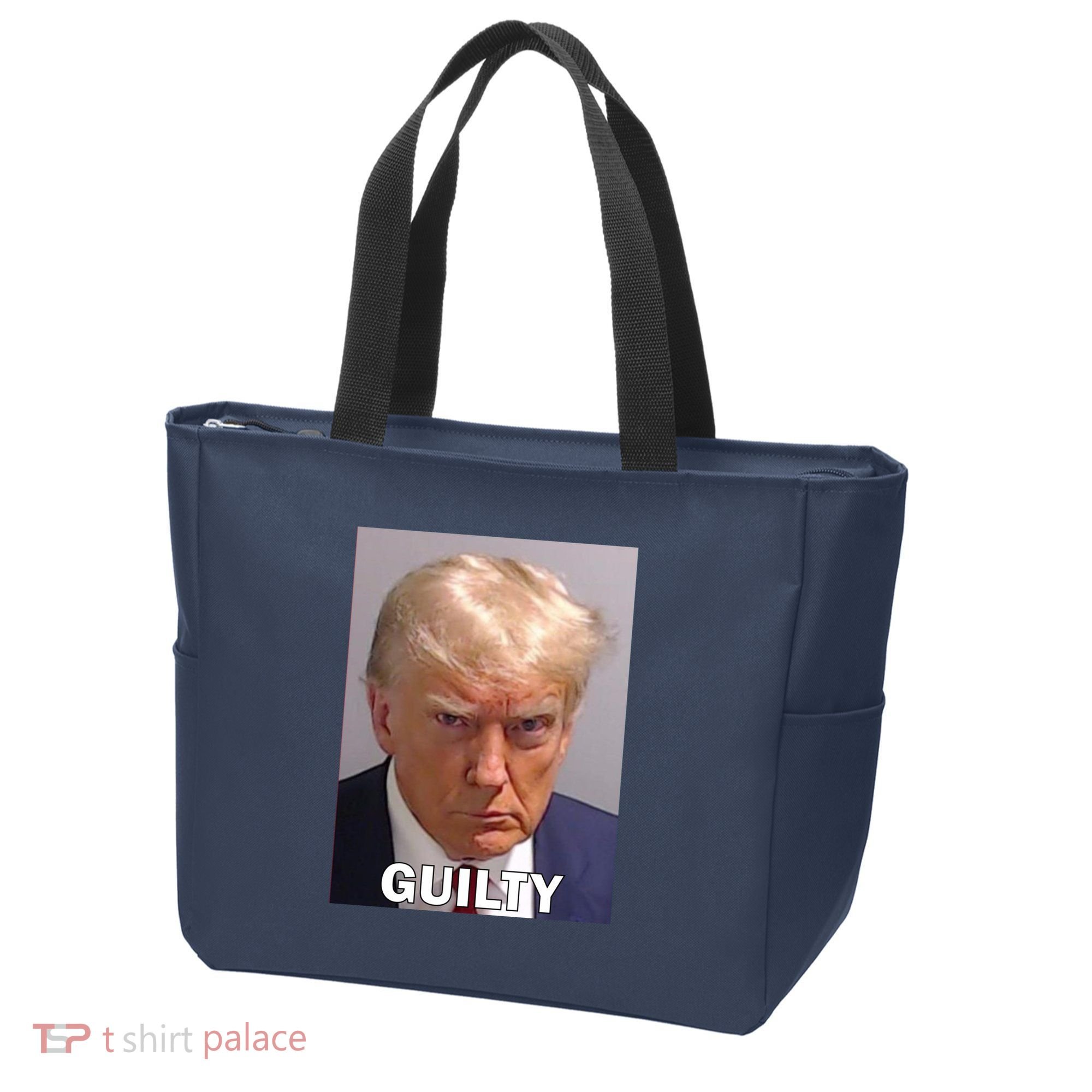 Guilty Trump Mugshot Tote Bag