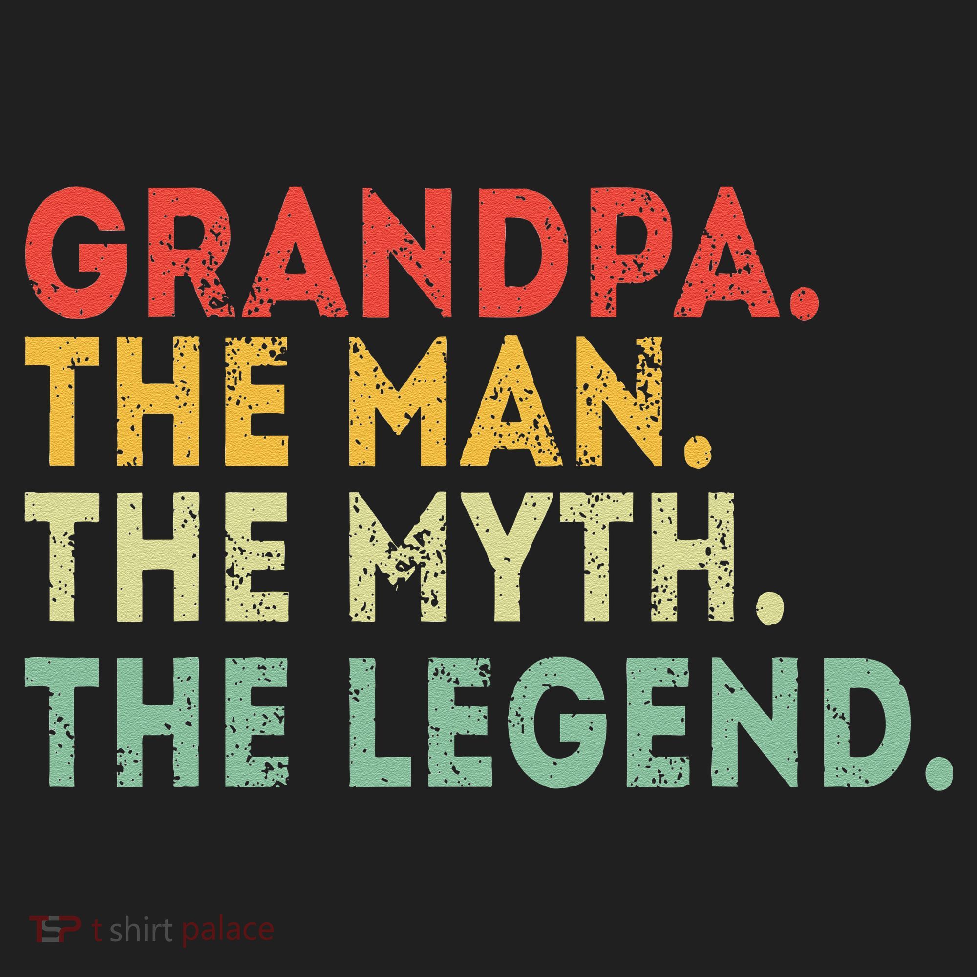Grandpa The Man The Myth The Legend Fathers Day Gift Hat