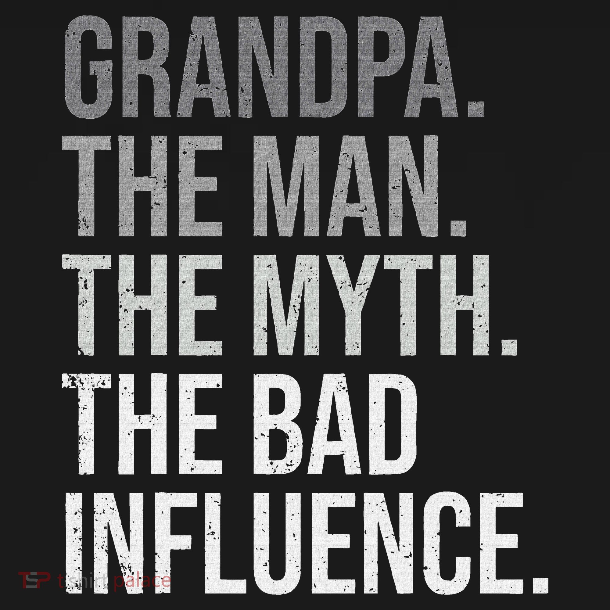 Grandpa The Man The Myth The Bad Influence Grandfather Women's Tank Top
