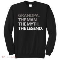 GRANDPA THE MAN THE MYTH THE LEGEND Men Gift Fathers Day Sweatshirt thumb 0