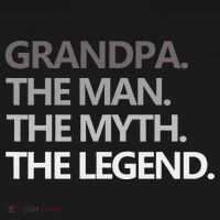 GRANDPA THE MAN THE MYTH THE LEGEND Men Gift Fathers Day Women's Hoodie thumb 2