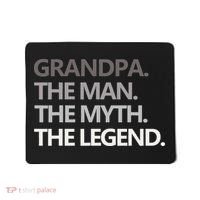 GRANDPA THE MAN THE MYTH THE LEGEND Men Gift Fathers Day Mousepad thumb 0