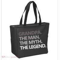 GRANDPA THE MAN THE MYTH THE LEGEND Men Gift Fathers Day Tote Bag thumb 2