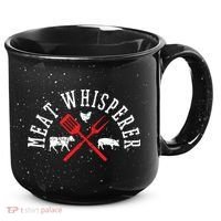 Grilling T Meat Whisperer Funny BBQ Chef Gift 15oz Campfire Ceramic Mug thumb 0
