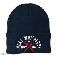 Grilling T Meat Whisperer Funny BBQ Chef Gift Beanie thumb 0