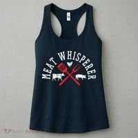 Grilling T Meat Whisperer Funny BBQ Chef Gift Women's Tank Top thumb 3