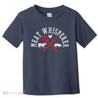 Grilling T Meat Whisperer Funny BBQ Chef Gift Toddler T-Shirt thumb 0