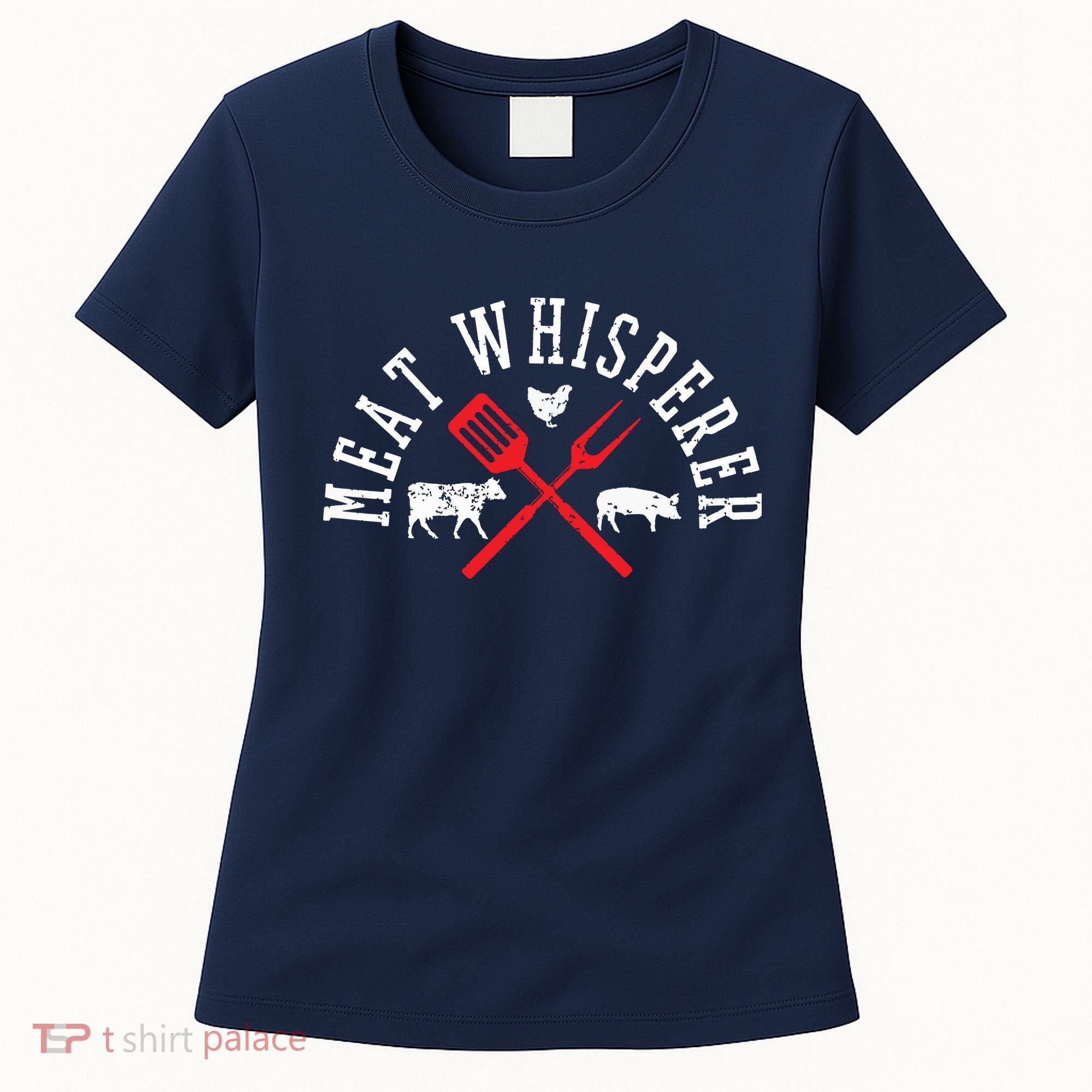 Grilling T Meat Whisperer Funny BBQ Chef Gift Women's T-Shirt