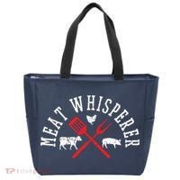 Grilling T Meat Whisperer Funny BBQ Chef Gift Tote Bag thumb 0