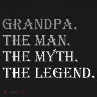 Grandpa The Man The Myth The Legend Mousepad thumb 1