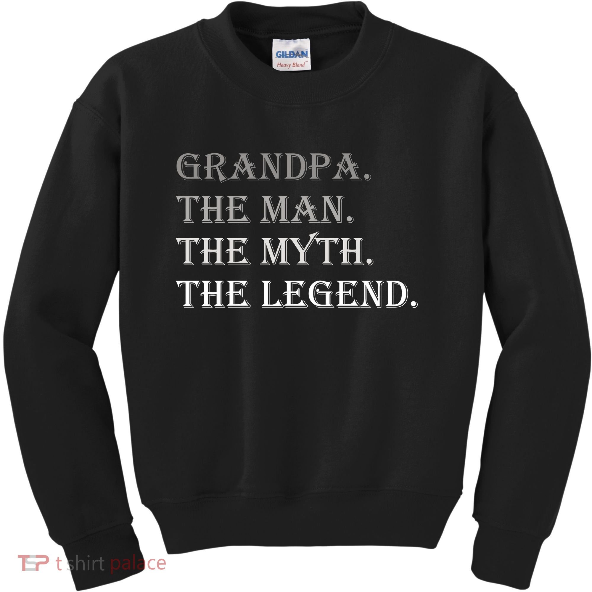 Grandpa The Man The Myth The Legend Kids Sweatshirt