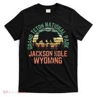 Grand Teton National Park Jackson Hole Wyoming Bear Vintage T-Shirt thumb 0
