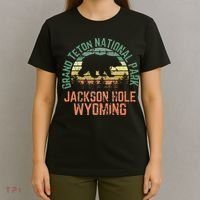Grand Teton National Park Jackson Hole Wyoming Bear Vintage T-Shirt thumb 4