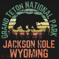 Grand Teton National Park Jackson Hole Wyoming Bear Vintage T-Shirt thumb 7