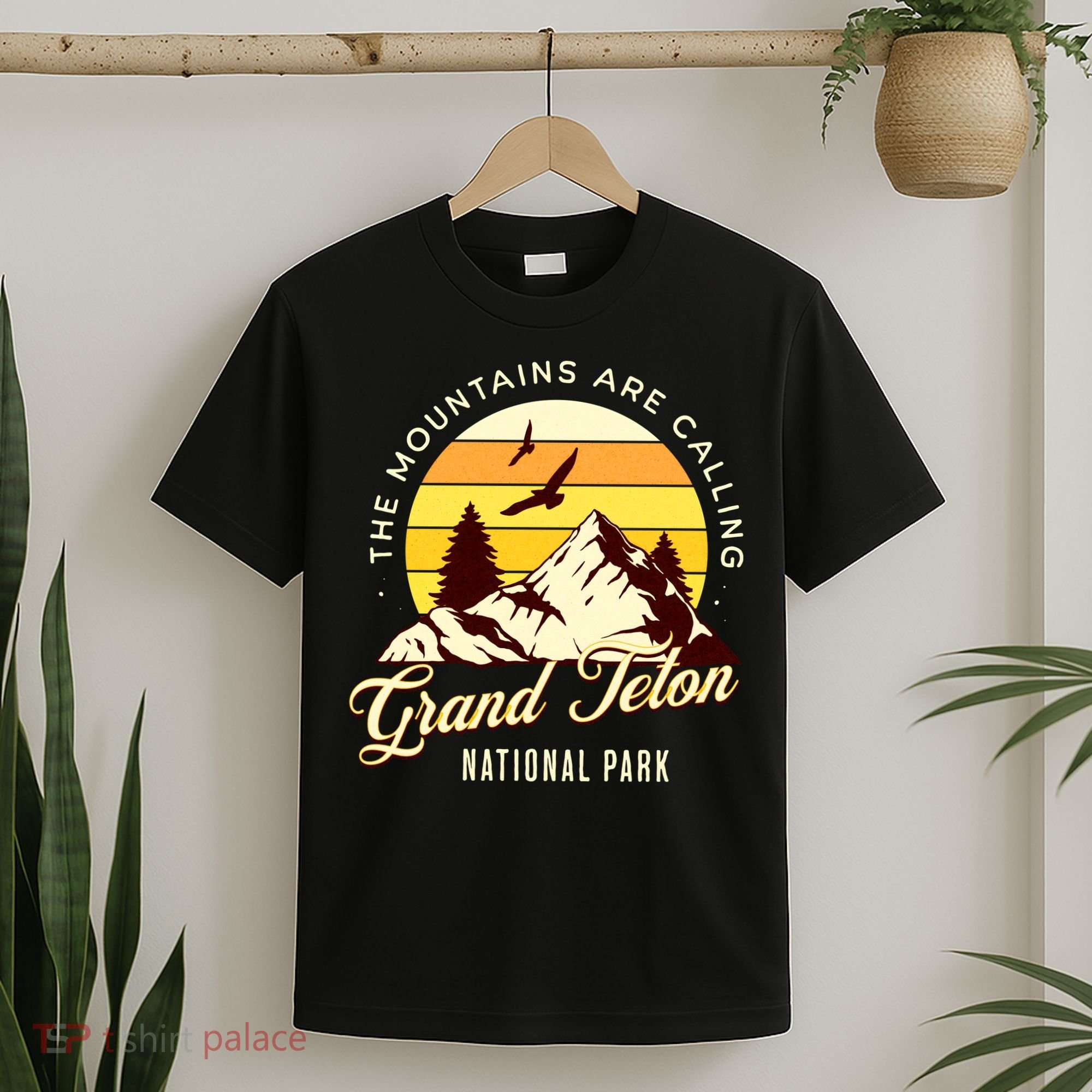 Grand Teton National Park Camping Hiking Family Vacation T-Shirt