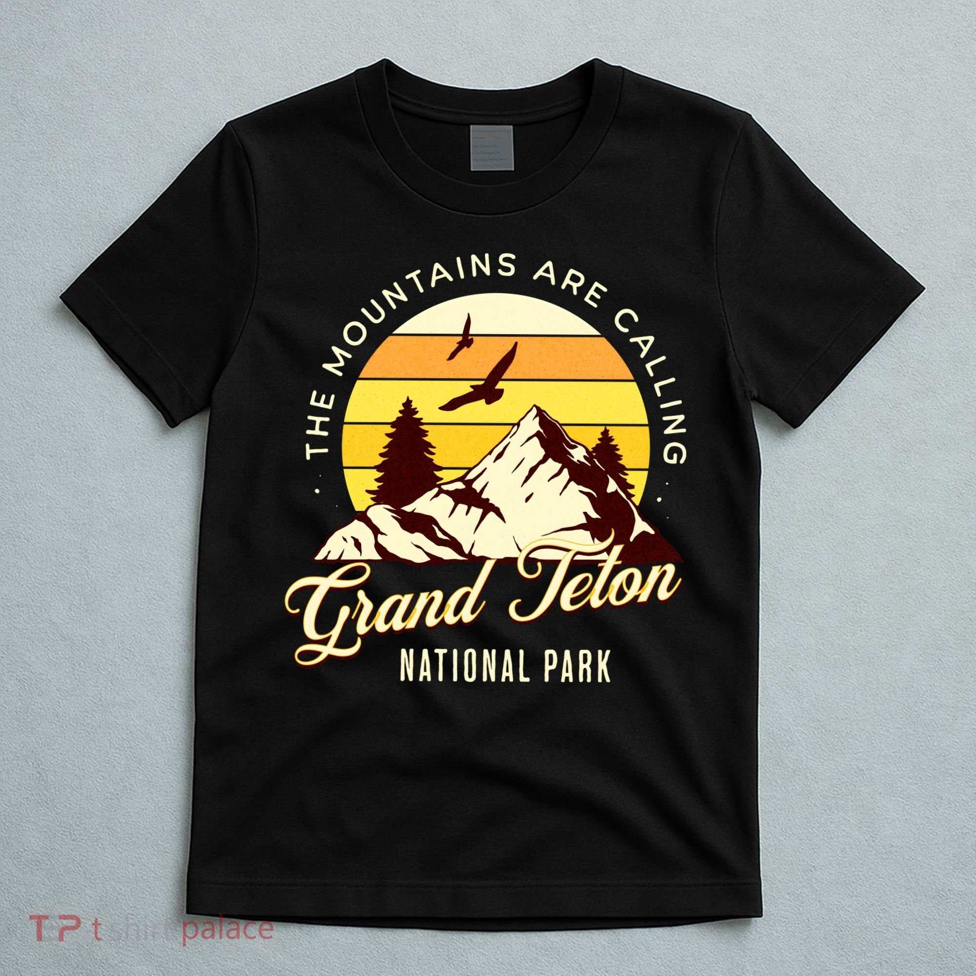 Grand Teton National Park Camping Hiking Family Vacation T-Shirt