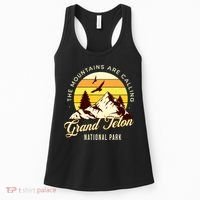 Grand Teton National Park Camping Hiking Family Vacation Women's Tank Top thumb 0