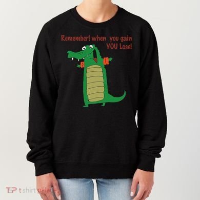 Gary The No Gain Gator Women's Sweatshirt