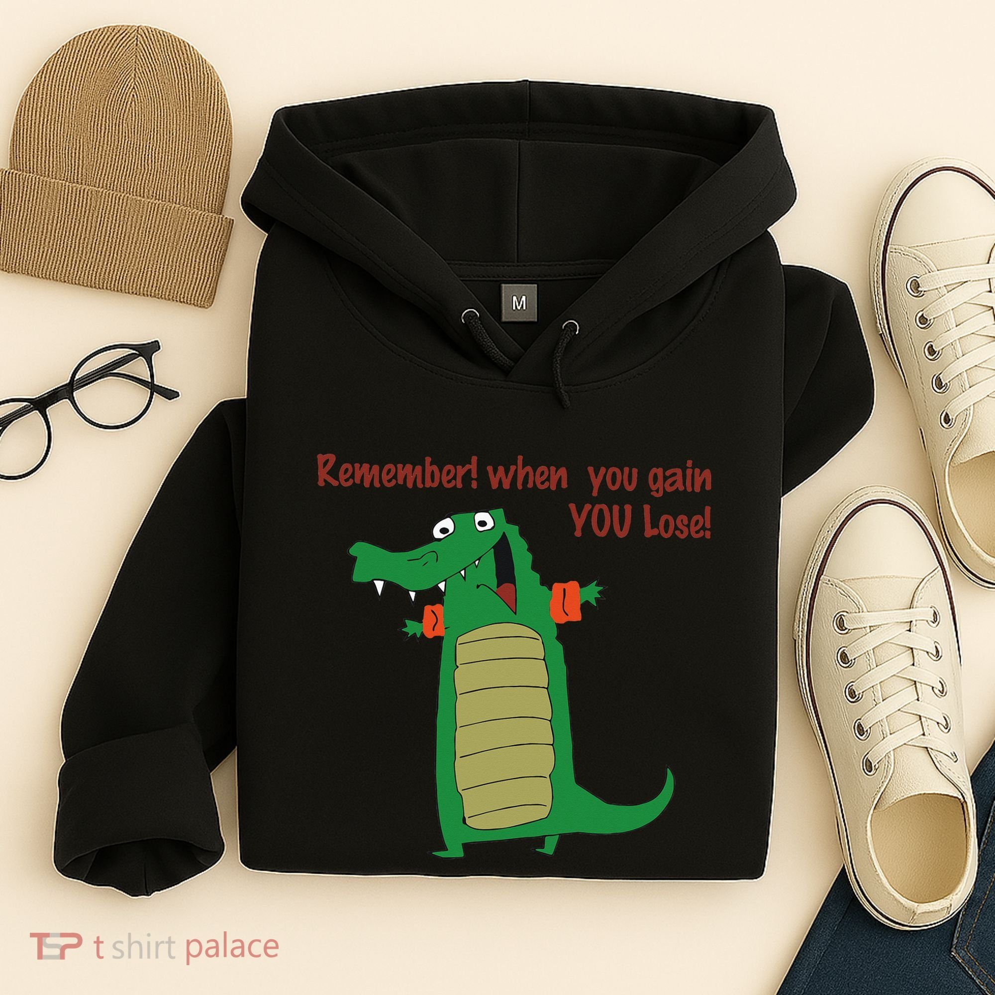 Gary The No Gain Gator Hoodie