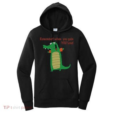 Gary The No Gain Gator Women's Hoodie