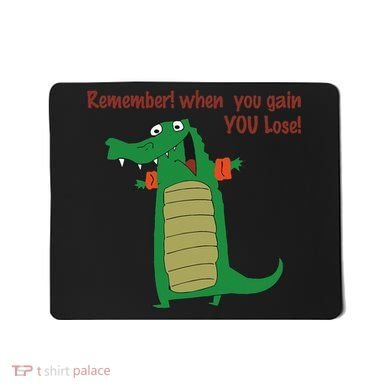 Gary The No Gain Gator Mousepad