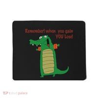 Gary The No Gain Gator Mousepad thumb 0