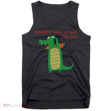 Gary The No Gain Gator Tank Top