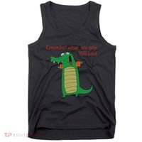 Gary The No Gain Gator Tank Top thumb 0