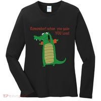 Gary The No Gain Gator Women's Long Sleeve Shirt thumb 0