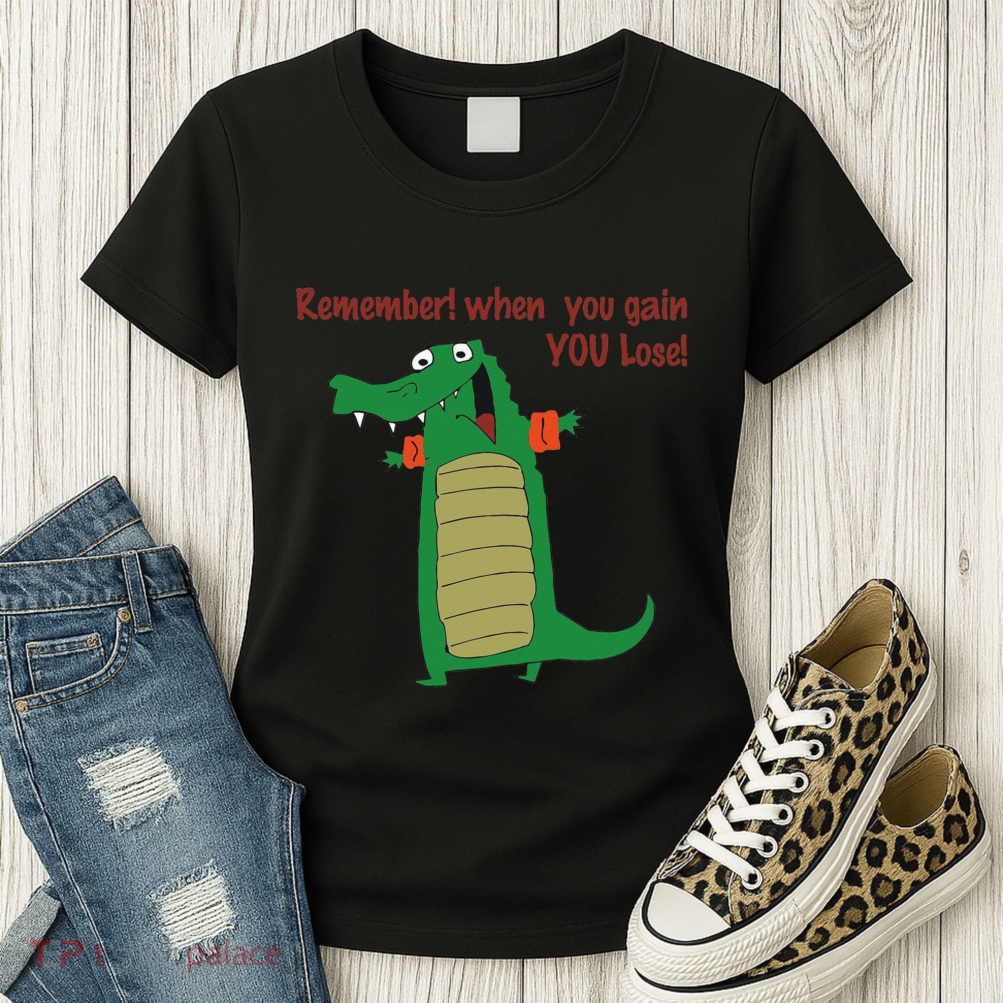 Gary The No Gain Gator Women's T-Shirt