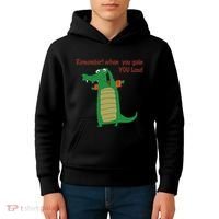 Gary The No Gain Gator Kids Hoodie thumb 4
