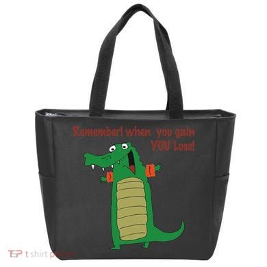 Gary The No Gain Gator Tote Bag