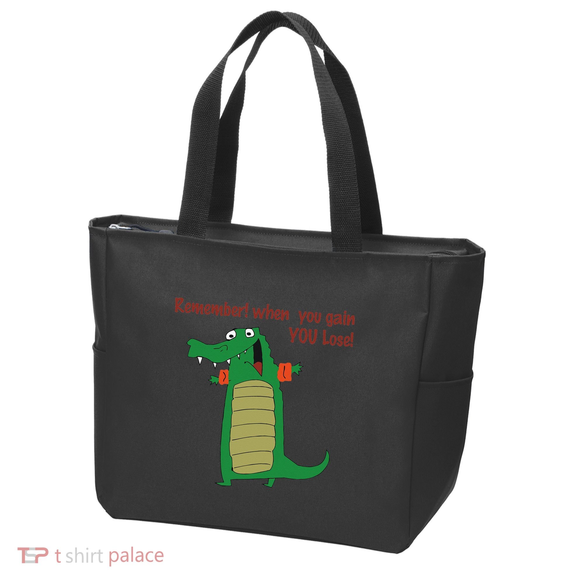 Gary The No Gain Gator Tote Bag