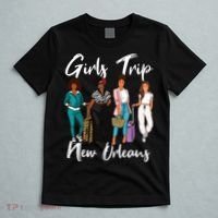 Girl Trip New Orleans For Melanin Afro Black Vacation Women T-Shirt thumb 5