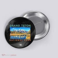 Grand Teton National Park Moose Button thumb 0