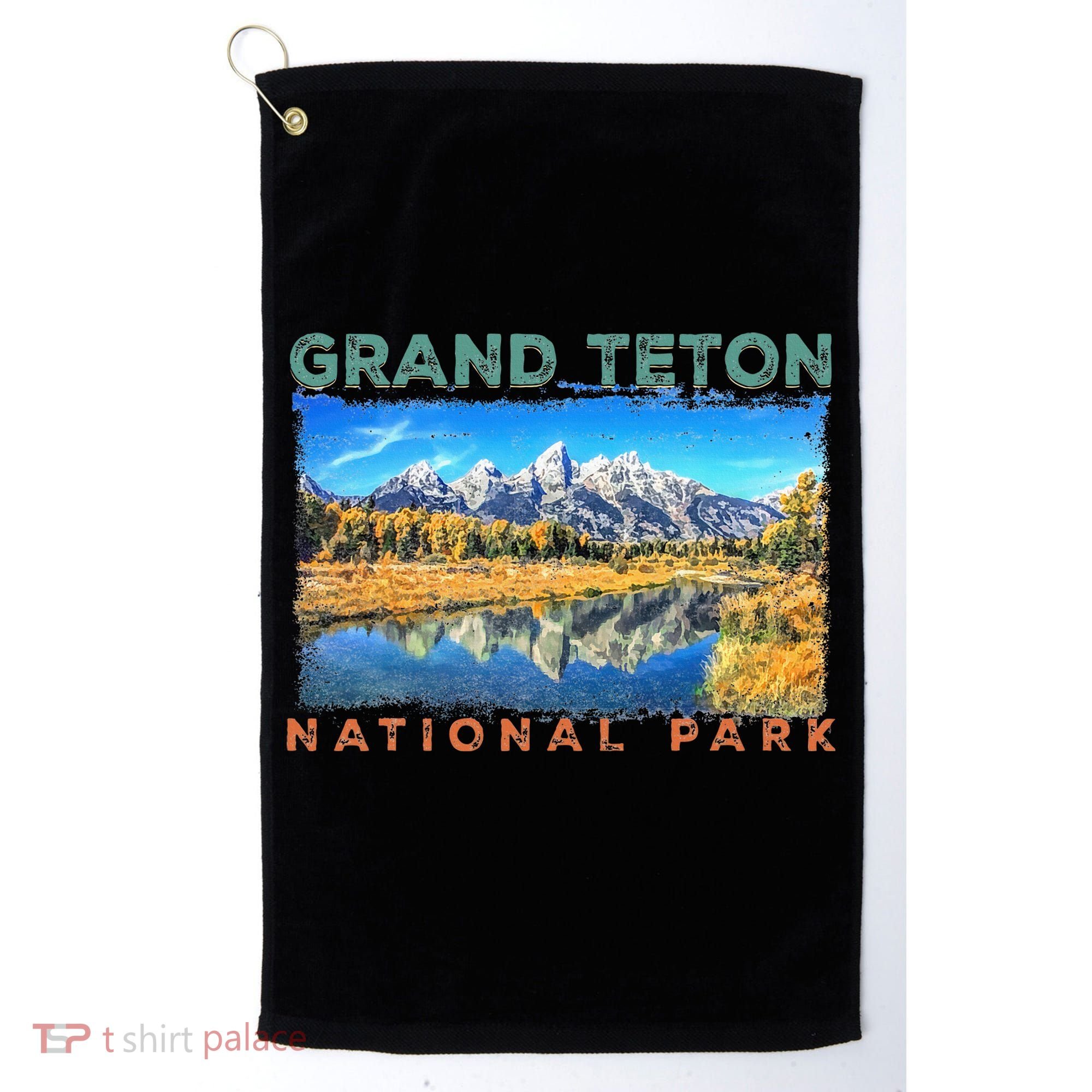Grand Teton National Park Moose Golf Towel