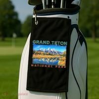 Grand Teton National Park Moose Golf Towel thumb 2