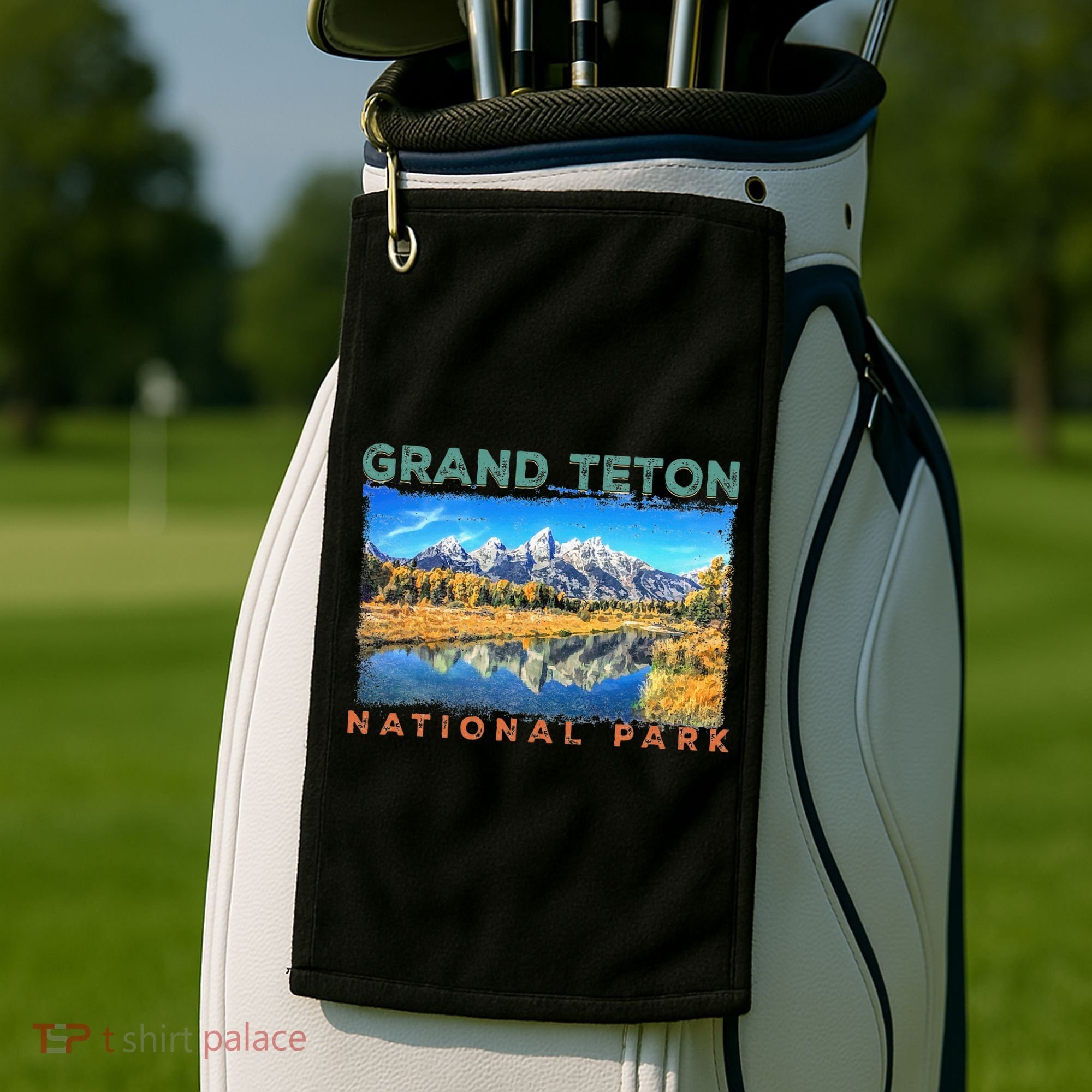 Grand Teton National Park Moose Golf Towel