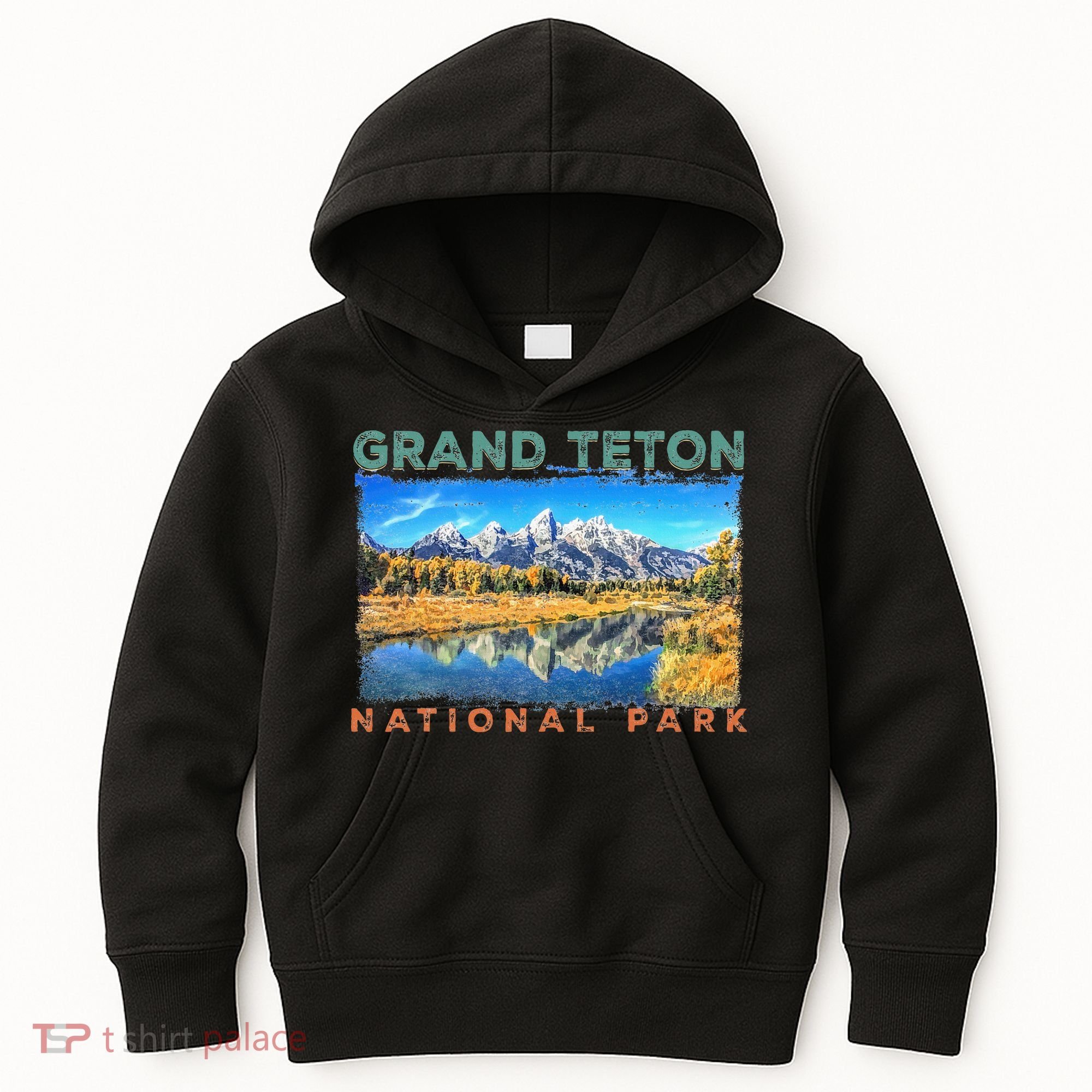 Grand Teton National Park Moose Kids Hoodie