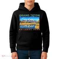 Grand Teton National Park Moose Kids Hoodie thumb 4