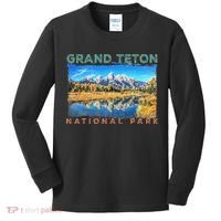 Grand Teton National Park Moose Kids Long Sleeve Shirt thumb 0