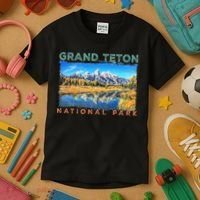 Grand Teton National Park Moose Kids T-Shirt thumb 3